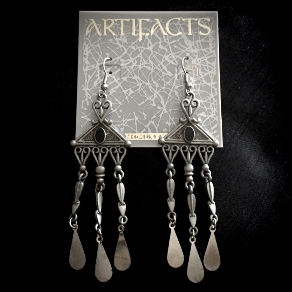 Vintage Edwardian Artifacts Chandelier Earrings